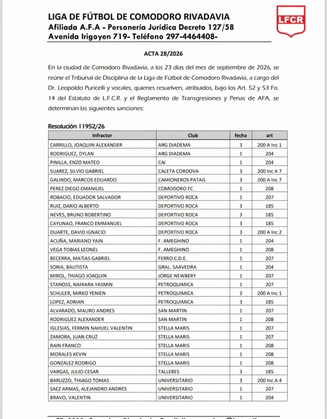 Y ..APARECIÓ UN NUEVO PRESIDENTE DEL TRIBUNAL DE PENAS